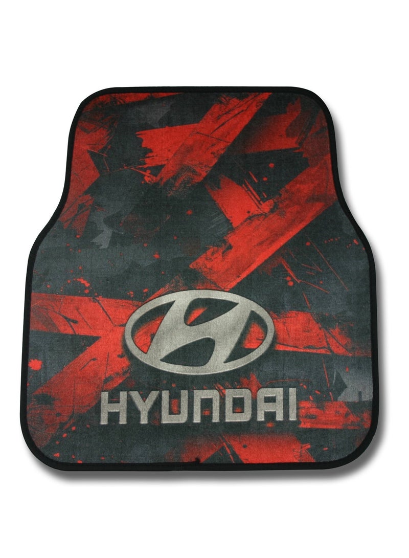Universal Car Floor Mats Set 5 Pieces Compatible with All Hyundai Models Anti Slip Design Protects Vehicle Interior From Dirt Dust Mud and Spills Durable Material Easy To Clean Suitable For Daily Use Front Rear And Center Mats Non Sliding Base Practical Fit For Hyundai Sedan SUV Hatchback Cars Interior Accessories - Image 3